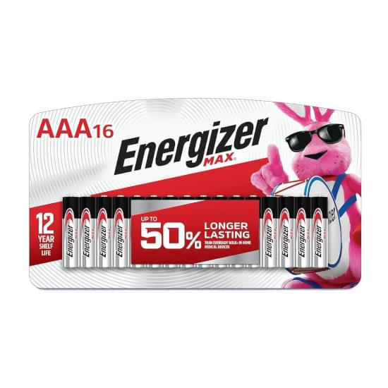 Imagem de Pilha energizer max alcalina aaa pequena | com 16 unidades