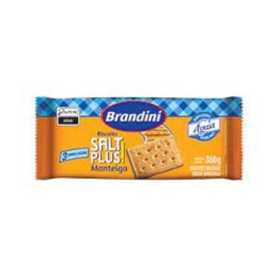 Imagem de Biscoito brandini salt plus manteiga 360g