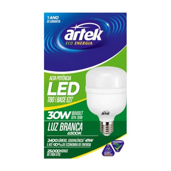 Imagem de Lamp led artek 30w branca bivolt