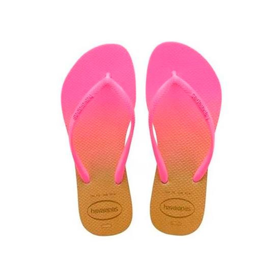 Imagem de Sandália havaianas unissex brasil rosa flux/rosa flux 33/34