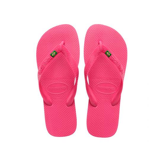 Imagem de Sandália havaianas unissex brasil rosa flux/rosa flux 35/36