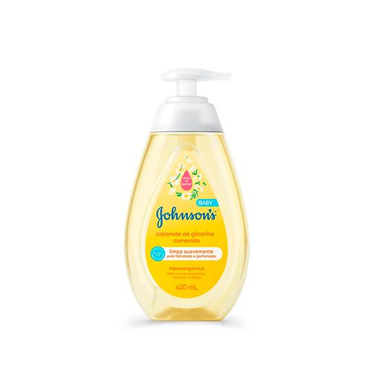 Imagem de Sabonete líquido infantil johnsons baby glicerina camomila 400ml