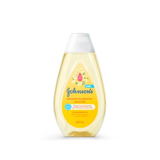 Imagem de Sabonete líquido infantil johnsons baby glicerina camomila 200ml