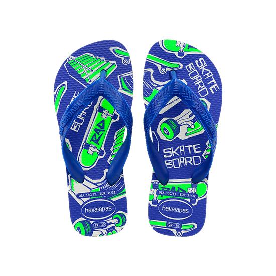 Imagem de Sandália havaianas infantil kids athletic branco/azul naval 27/28