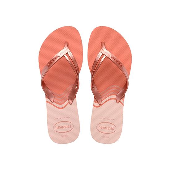 Imagem de Sandália havaianas feminina elegance print rosa clay 33/34