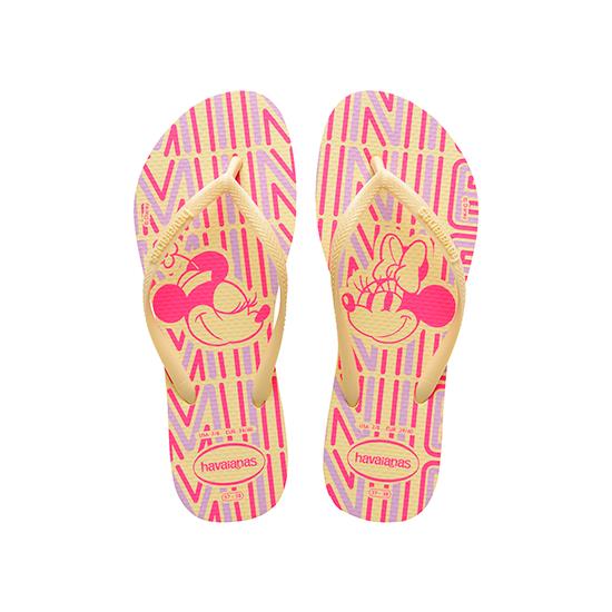 Imagem de Sandalias havaianas feminina slim disney buttercream 41/42