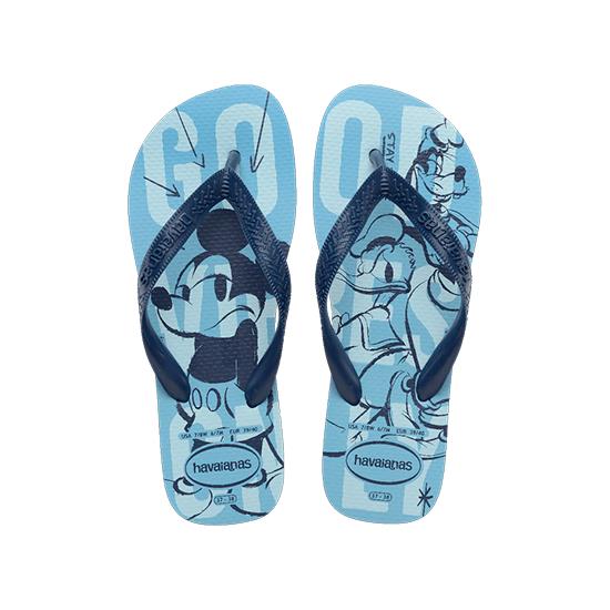 Imagem de Sandalia havaiana masculina top disney azul lavanda 39/40