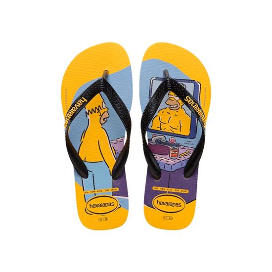 Imagem de Sandália havaianas masculino simpsons amarelo pop 35/36