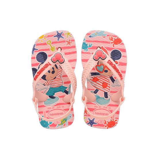 Imagem de Sandália havaianas baby disney classics rosa/vermelho 21