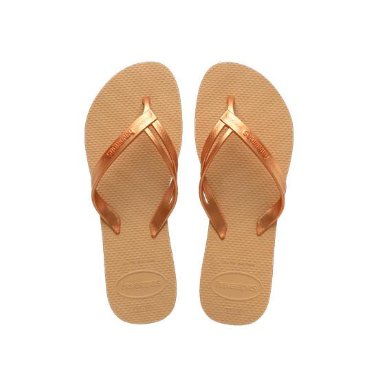 Imagem de Sandália havaianas feminina elegance dourado 41/42