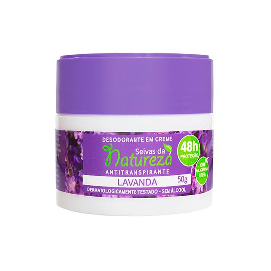 Imagem de Desodorante em creme seivas da natureza lavanda 50g