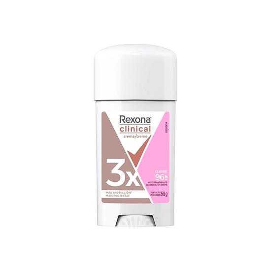 Imagem de Antitranspirante creme classic rexona clinical 58g