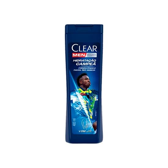 Imagem de Shampoo anticaspa vini jr. clear men hidratação campeã frasco 400ml