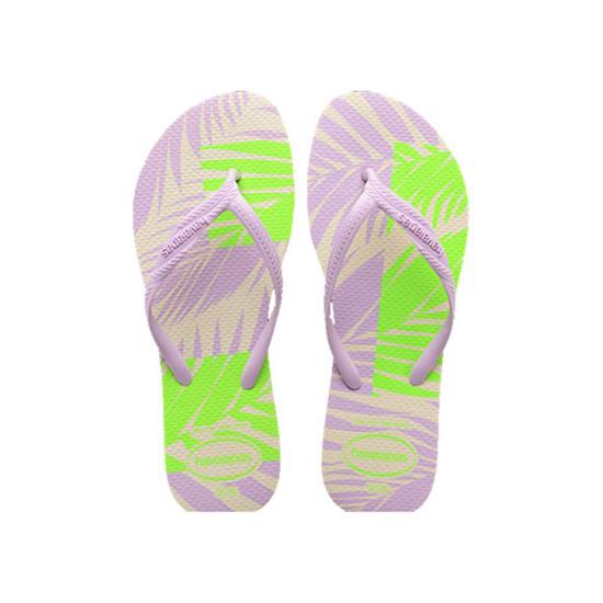 Imagem de Sandália havaianas feminina fantasia style bege palha/verde 33/34