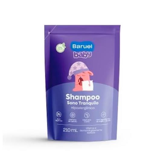 Imagem de Shampoo baruel baby sono tranquilo sachê 210ml refil