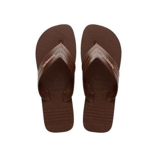 Imagem de Sandálias havaianas masculina hybrid be cafe/cafe 39/40