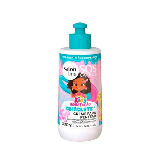 Imagem de Creme para pentear chiclete sos cachos kids hidratação 300ml