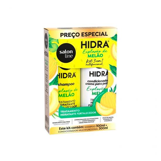 Imagem de Kit shampoo e condicionador hidra explosão de melão 300ml