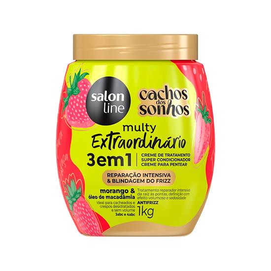 Imagem de Creme de tratamento morango 3 em 1 cachos dos sonhos multy extraordinário 1kg