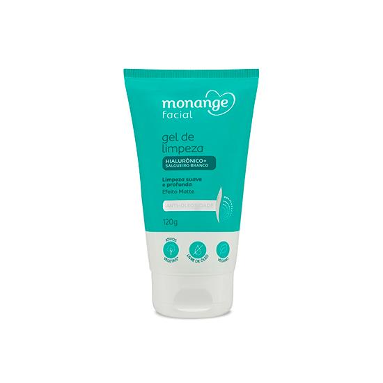 Imagem de Gel de limpeza monange facial anti-oleosidade com ácido hialurônico e salgueiro branco 120g