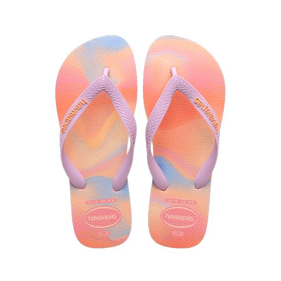 Imagem de Sandália havaianas feminina top fashion pêssego/pêssego 31/32