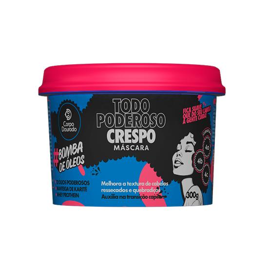 Imagem de Mascara corpo dourado todo poderoso crespo 300g