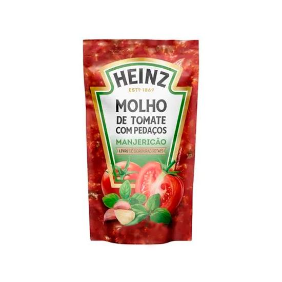 Imagem de Molho de tomate com manjericão heinz sachê 240g