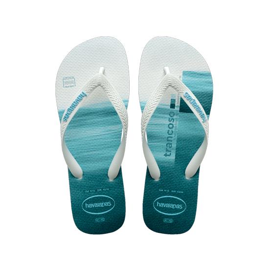 Imagem de Sandália havaianas masculina top surfer i branco/branco/azul lavanda 43/44