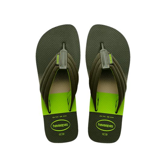 Imagem de Sandália havaianas masculina urban print verde olive 41/42