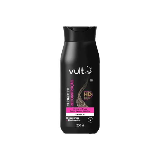 Imagem de Shampoo vult cabelos choque de reconstrução 200ml