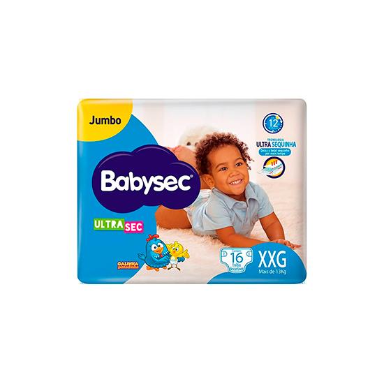 Imagem de Fralda infantil babysec ultrasec shortinho mega xxxg com 16 unidades