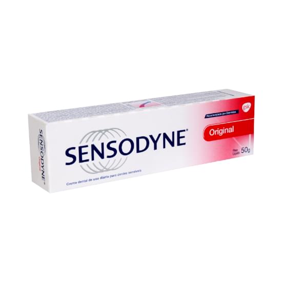 Imagem de Creme dental de uso diário para dentes sensíveis original sensodyne 50g