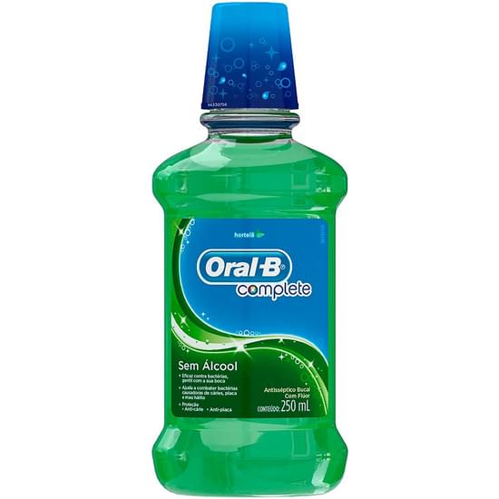 Imagem de Enxaguante bucal oral-b complete hortelã 250ml