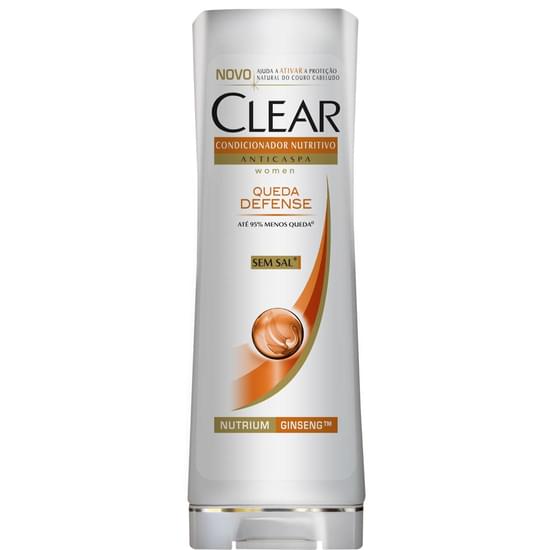 Imagem de Condicionador anticaspa clear women queda defense 200ml