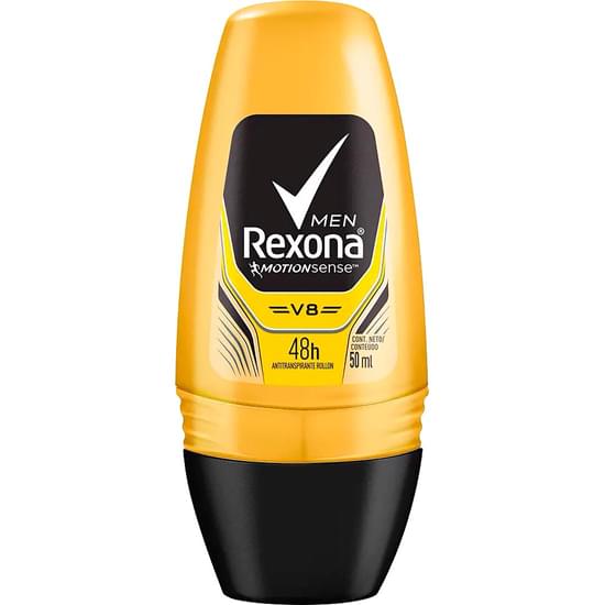 Imagem de Desodorante roll-on masculino rexona v8 50ml