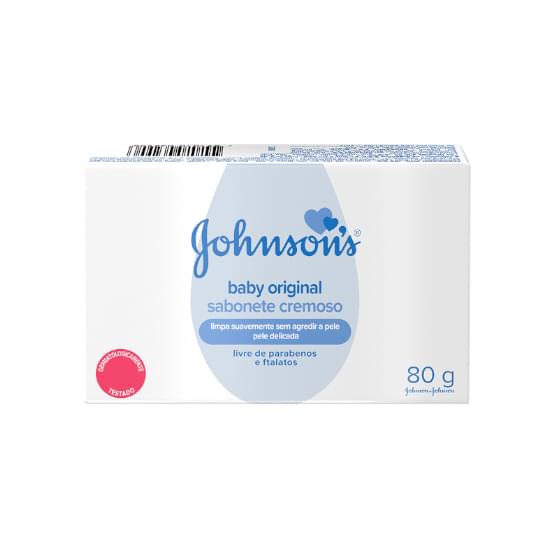 Imagem de Sabonete em barra infantil johnsons baby regular 80g