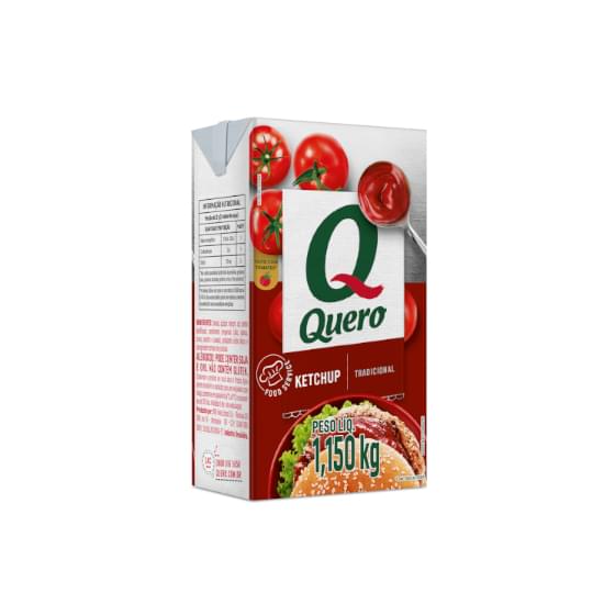 Imagem de Ketchup quero tradicional tetra pak 1,150kg