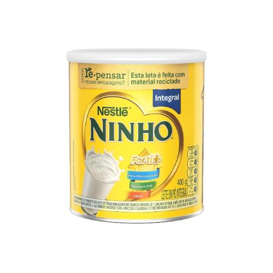 Imagem de Leite em pó nestlé ninho integral lata 400g