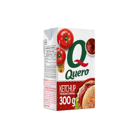 Imagem de Ketchup quero tradicional tetra pak 300g