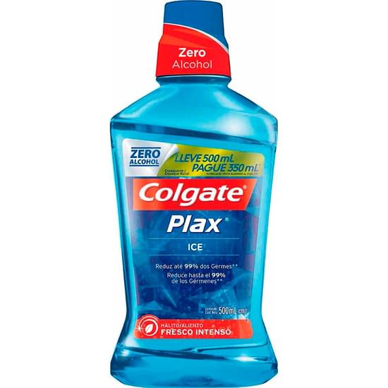 Imagem de Enxaguante bucal colgate plax ice 500ml promo leve 500ml pague 350ml