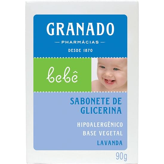 Imagem de Sabonete em barra infantil granado bebê lavanda 90g