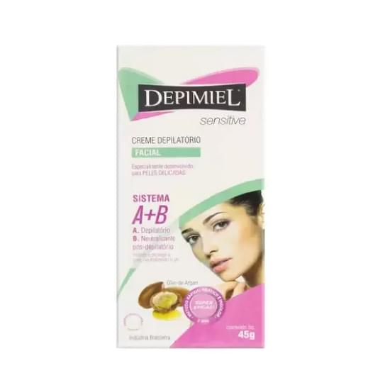 Imagem de Depimiel creme depilatório facial a+b 45g-sensitive