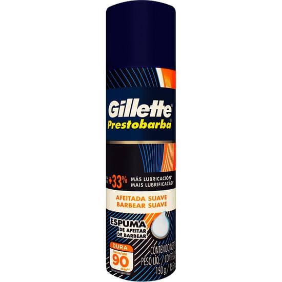 Imagem de Espuma para barbear gillette prestobarba pele normal 150g