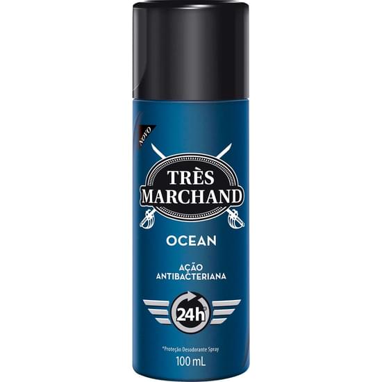 Imagem de Desodorante spray masculino très marchand ocean 100ml