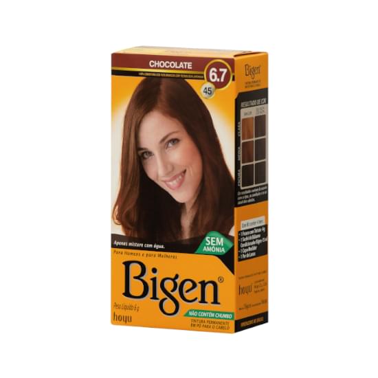 Imagem de Tintura bigen 6.7 45 chocolate 15ml