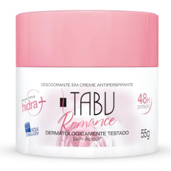 Imagem de Desodorante tabu creme romance 55g