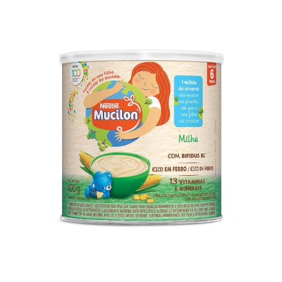 Imagem de Complemento alimentar nestlé mucilon milho 400g