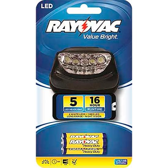 Imagem de Lanterna rayovac compact 5 leds mãos livres