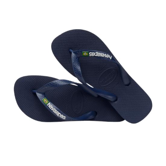 Imagem de Sandália havaianas unissex brasil logo marinho 37/38