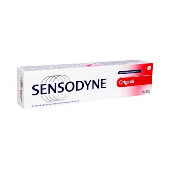 Imagem de Creme dental de uso diário para dentes sensíveis original sensodyne 90g